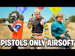 Pistols Only Airsoft Battle Survival Challenge!