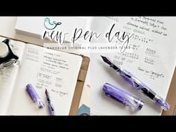 NEW PEN DAY: Nahvalur Original Plus Fountain Pen in Lavender Tetra @GoldspotPens  | Charmaine Dulak