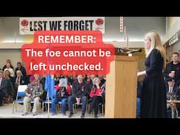 REMEMBER: The foe cannot be left unchecked. #RemembranceDay