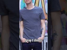 The minimalist grey t-shirt thing is over. #minimalism