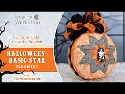 Make a No-Sew Quilted Star Ornament - Handmade Halloween