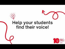 Help your students find their voice with TED-Ed Student Talks!