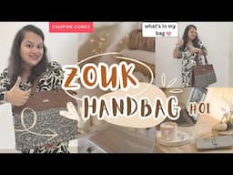 ZOUK - Bag Review & What's in My BAG 👜💖||  #collab #zouk #handbags