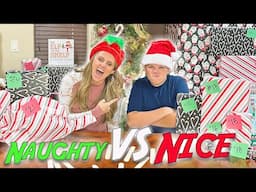 NAUGHTY vs. NICE Christmas Present Challenge!!!