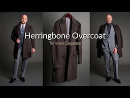 The Herringbone Overcoat - Timeless, Elegant Outerwear