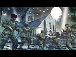 BRUTAL D-DAY US paradrop in Normandy | Gates of Hell NEW Airborne DLC WW2 RTS