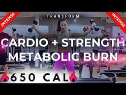 60-MIN TOTAL BODY METABOLIC WORKOUT for Maximum Fat Burn: Cardio, Strength, Abs + Belly Fat Blast