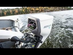 Remote Fishing Trip With An ELECTRIC Outboard! (Mercury Avator)