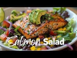 How to make BAHAMA BREEZE'S | Salmon Tostada Salad