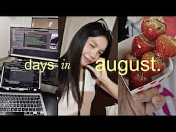 UNI VLOG👩🏻‍💻 back to school, productive rainy days, computer science