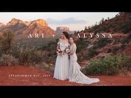 Gorgeous SEDONA LESBIAN Wedding!!