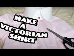 Make a Detachable Collar Shirt [For Starched Collars]