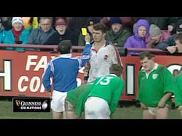 FIRST YELLOW CARD IN RUGBY 🟨 | IRELAND V ENGLAND | 1995