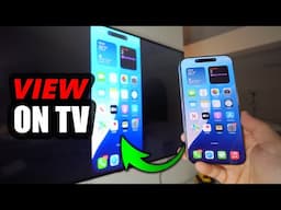 How to Connect & VIEW iPhone 16 Pro Max to TV or Monitor Wirelessly