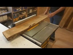 Making a Small Coffee Table from Walnut Wood