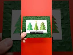 Easy DIY Christmas Card!🎄 ASMR Crafting #asmr #asmrsounds #christmas #craft