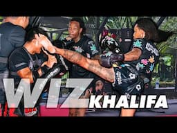 Wiz Khalifa Shows Off Muay Thai Skills in Phuket at AKA Thailand | YOKKAO Exclusive