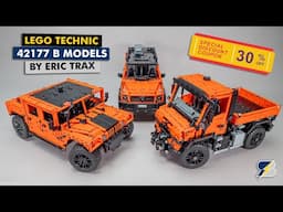 LEGO Technic 42177 alternate builds - Hummer H1 & Unimog U4213 by Eric Trax