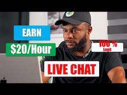 Earn $20/Hour Working As A Live Chat Agent. 100% Legit with Testimonies. (Work From Home Job 2024)