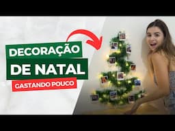 Decoração de Natal arvore gastando pouco