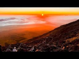 Breathtaking! Climbing Mt. Fuji on a Perfect Day! [Yoshida Trail]