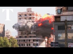 Medics killed after explosion destroys homes in Lebanon