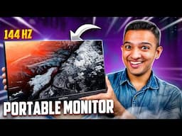 I Tested This 144 Hz Portable Monitor⚡️ft. Arzopa 16.1" Portable Monitor !! 🔥