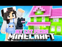 💜My CAT Picks My Minecraft Build!