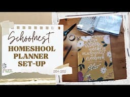 Schoolnest Homeschool Planner Set Up || How to Set-up Your planner for the school year