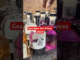 Goa New Gin Prices 2024 #goa #gin