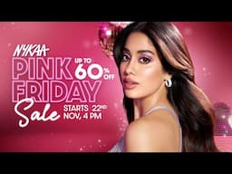 Nykaa Pink Friday Sale Is Back! Ft. Janhvi Kapoor | Starting on 22nd November✨🗓️| Nykaa