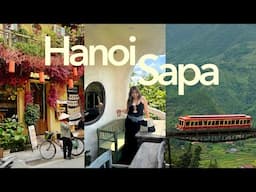 Vietnam Vlog 🇻🇳 Exploring Hanoi & Sapa: 5 Nights of Food, Coffee, and Beautiful Sceneries ⛰️🚂