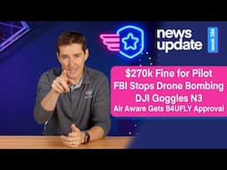 Drone News: FAA Proposes $270k Fine, FBI Stops Drone Bombing, Goggles N3, Air Aware B4UFLY Approval