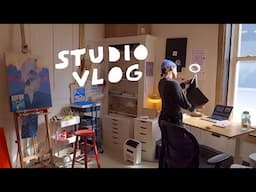 hang out with me in my art studio