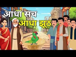 🔴 आधा सच आधा झूठ l Aadha Sach Aadha Jhoot | Hindi Moral Story | Hindi Kahaniyan | नई कहानियाँ I