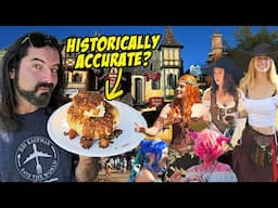 HISTORIAN RATES FOOD AT A RENAISSANCE FESTIVAL! (What did they actually eat in the Renaissance?)