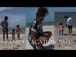 FAMILY VACATION 2024 ✨ | MINI VLOG | BEACH & POOL VIBES 🌊👙 #florida