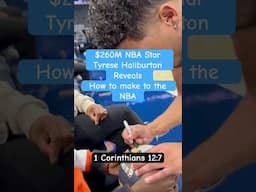 $260M NBA Star Tyrese Haliburton Reveals How To Make To The NBA #jesus #nba #basketball