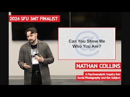 Three Minute Thesis (3MT) 2024 at SFU | Nathan Collins