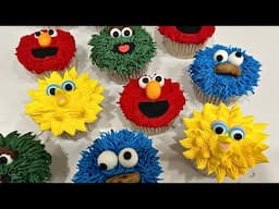 How to make Sesame Street Cupcakes | Cake Decorating | Sugarella Sweets