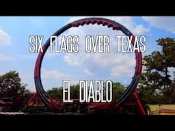 El Diablo Loop Coaster at Six Flags Over Texas