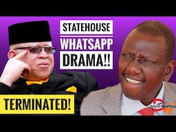 ISSAC MWAURA REMOVED FROM ALL STATE HOUSE WHATSAPP GROUPS!!