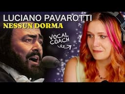 Ok fine. I like Opera... Vocal Coach Reacts to PAVAROTTI "Nessun Dorma" (first time analysis)