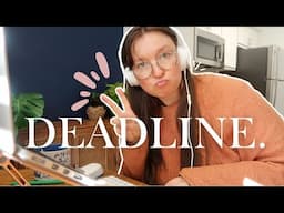 5 DAYS TIL MY BOOK DEADLINE // VLOG