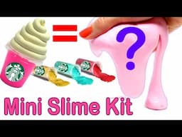 AMAZING DIY Slime! WORLD’S SMALLEST STARBUCKS SLIME KIT CHALLENGE?!