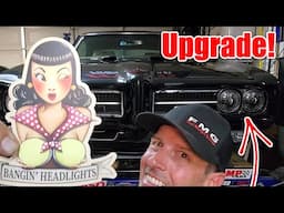 Super Bright LED Headlights for Classic Cars by Bangin Headlights.  Install into my 69 Pontiac GTO