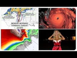 Red Alert! Texas & Oklahoma Wild Weather Watch Sunday & Monday! CA & OR Atmospheric River Watch!