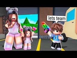 Baby ANGEL PLAYS with HER CRUSH in Roblox Murder Mystery 2