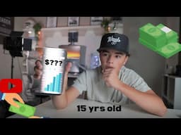 HOW MUCH YOUTUBE HAS PAID ME AT 15 YEARS OLD (IN 5 MONTHS)