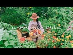 #156 Summer Kitchen: Cooking with What My Garden Gives Me | Vietnamese home cooking ☺️